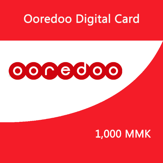 Picture of Ooredoo E-PIN🎫1,000 MMK